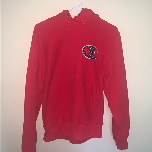 Red Champion Hoodie - Picture 2 of 2